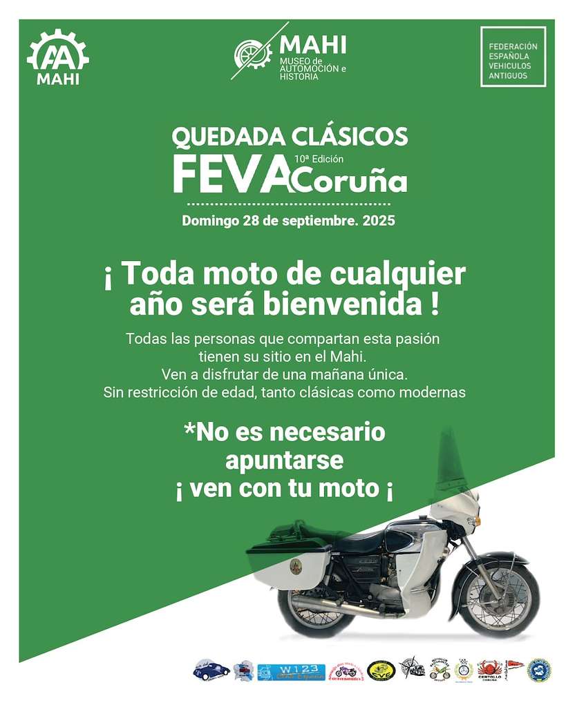 X Quedada de Clásicos FEVA Coruña (2025) en Arteixo