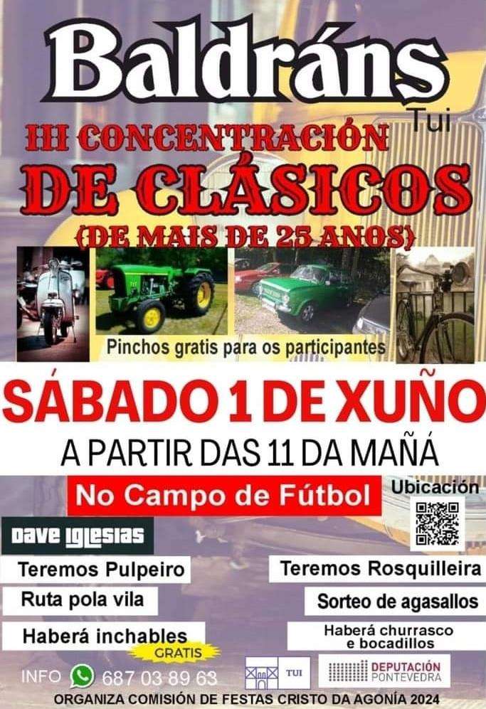 III Quedada de Vehículos Clásicos de Baldráns en Tui
