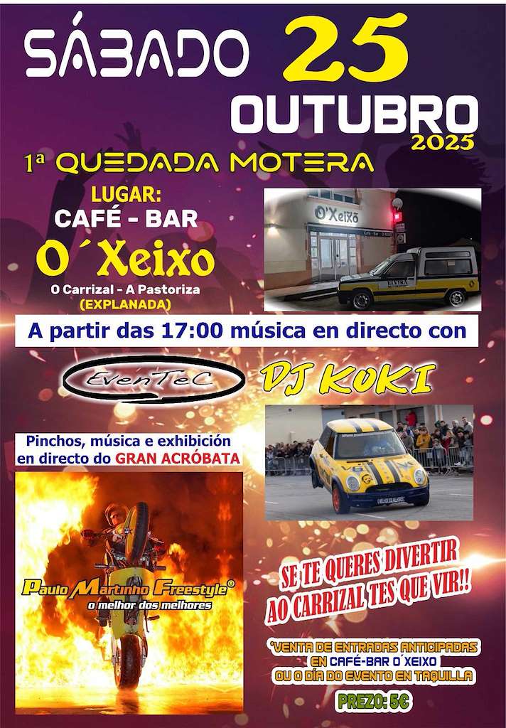 I Quedada Motera en Pastoriza