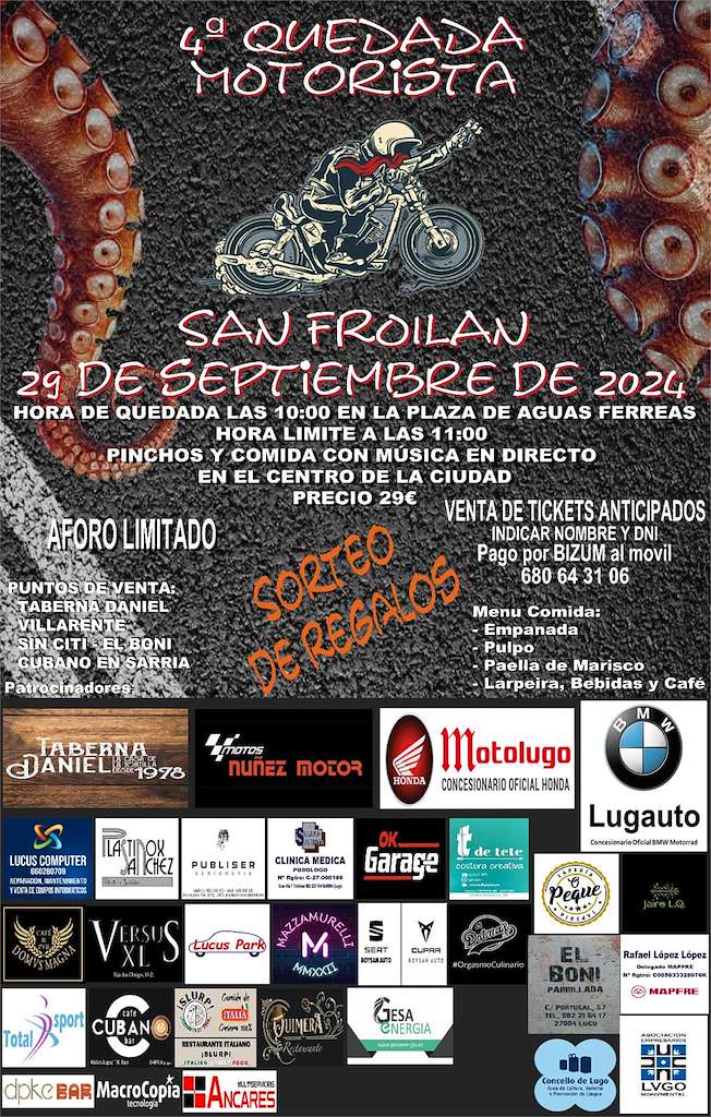 III Quedada Motorista San Froilán en Lugo