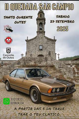 Fechas, información, programa, cartel, imágenes, mapa y ubicación de II Quedada San Campio - Clásicos do Barbanza  en  Outes