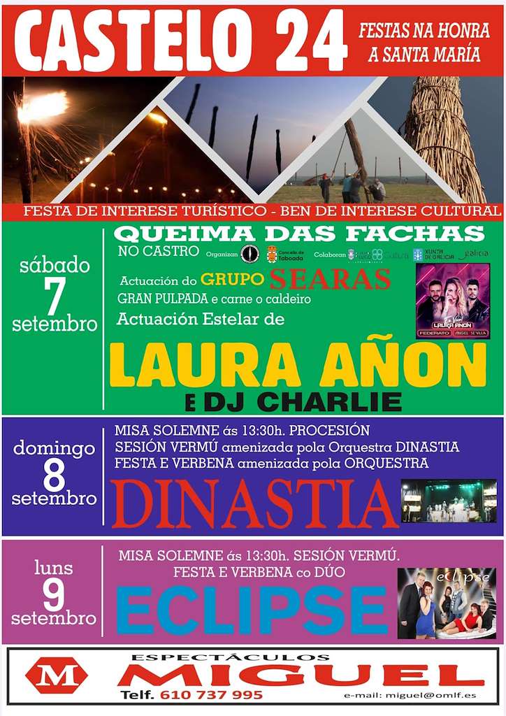 Queima das Fachas de Castelo (2025) en Taboada
