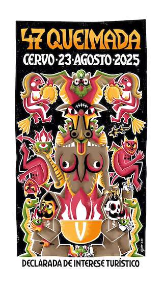 Fechas, información, programa, cartel, imágenes, mapa y ubicación de XLVII Queimada Popular   en  Cervo