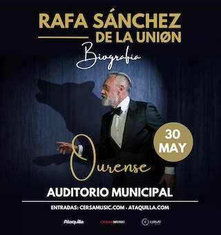 Fechas, información, programa, cartel, imágenes, mapa y ubicación de Rafa Sánchez - Biografía  (2026)  en  Ourense