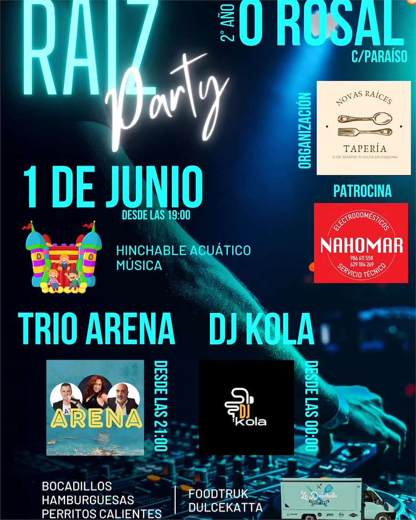 Raiz Party en O Rosal
