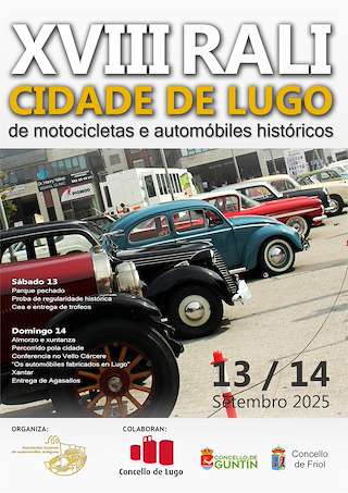 Fechas, información, programa, cartel, imágenes, mapa y ubicación de XVIII Rali Cidade de Lugo
