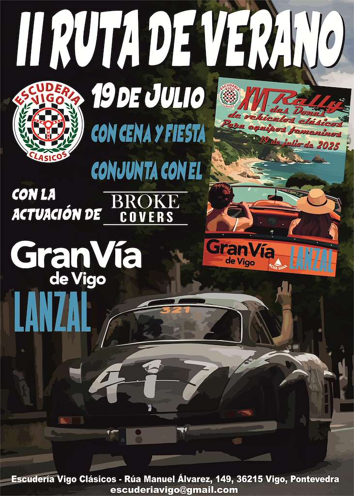 XVI Rally das Donas - II Ruta de Verano (2025) en Vigo