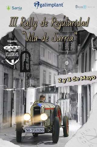 Fechas, información, programa, cartel, imágenes, mapa y ubicación de III Rally de Regularidad Vila de Sarria