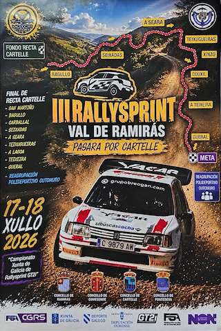 Fechas, información, programa, cartel, imágenes, mapa y ubicación de III Rally Sprint Val de Ramirás  (2026)