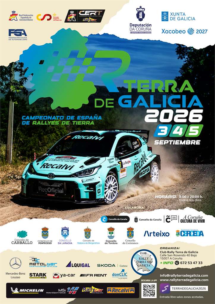 Rally Terra de Galicia (2026) en Carballo