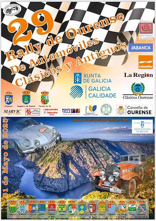 Fechas, información, programa, cartel, imágenes, mapa y ubicación de XXIX Rallye de Clásicos y Antiguos  en  Ourense