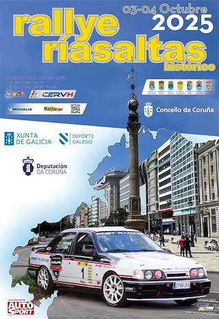 Fechas, información, programa, cartel, imágenes, mapa y ubicación de Rallye Rías Altas Histórico (2025)  en  A Coruña