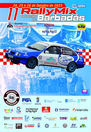 Fechas, información, programa, cartel, imágenes, mapa y ubicación de XI RallyMix (2025)  en  Barbadás