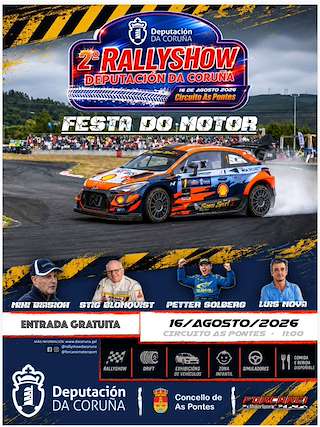 Fechas, información, programa, cartel, imágenes, mapa y ubicación de Rallyshow (2026) en As Pontes de García Rodríguez