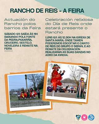 Fechas, información, programa, cartel, imágenes, mapa y ubicación de Rancho de Reis - A Feira  en  Salceda de Caselas
