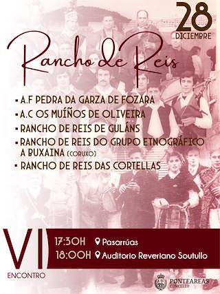 Fechas, información, programa, cartel, imágenes, mapa y ubicación de VI Rancho de Reis (2025) en Ponteareas