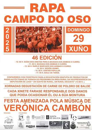 Fechas, información, programa, cartel, imágenes, mapa y ubicación de XLVI Rapa das Bestas de Campo do Oso  en  Mondoñedo