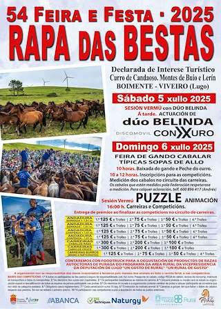 Fechas, información, programa, cartel, imágenes, mapa y ubicación de LIV Rapa das Bestas de Candaoso  en  Viveiro