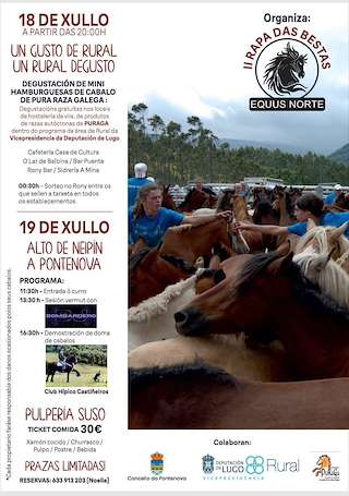 Fechas, información, programa, cartel, imágenes, mapa y ubicación de II Rapa das Bestas de Equus Norte  en  A Pontenova