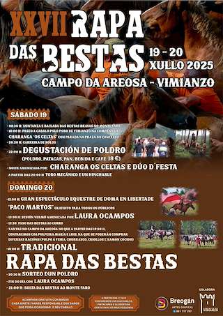 Fechas, información, programa, cartel, imágenes, mapa y ubicación de XXVII Rapa das Bestas  en  Vimianzo