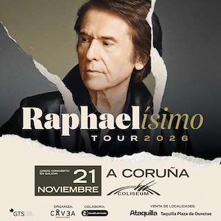 Fechas, información, programa, cartel, imágenes, mapa y ubicación de Raphaelismo Tour (2026)  en  A Coruña