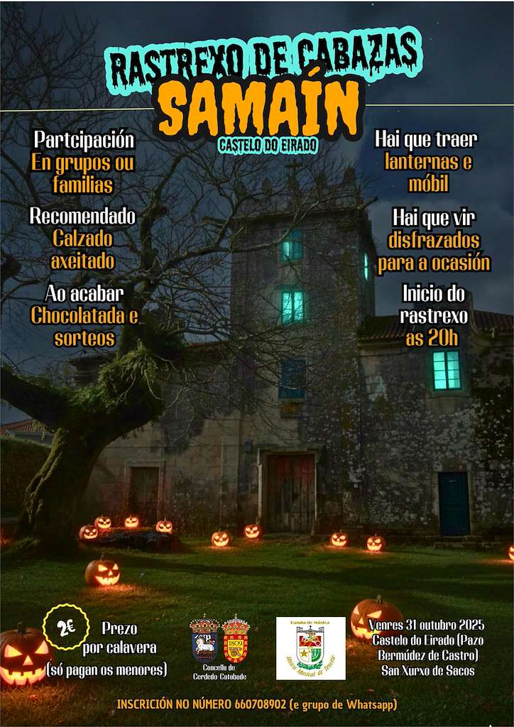 Rastrexo de Cabazas - Samaín de Castelo do Eirado en Cerdedo-Cotobade