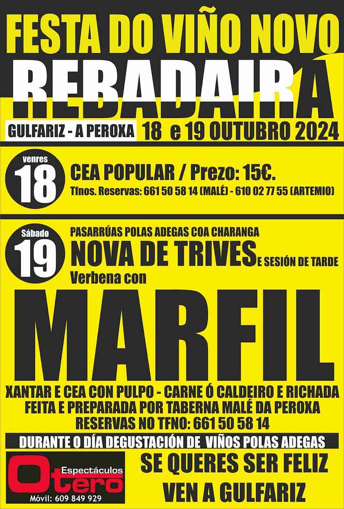 Rebadaira - Festa do Viño (2023) en A Peroxa