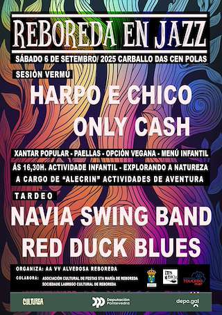 Fechas, información, programa, cartel, imágenes, mapa y ubicación de Reboreda en Jazz  en  Redondela