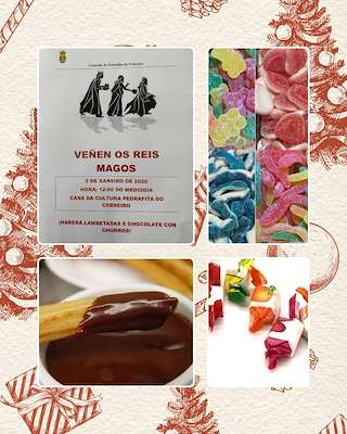 Fechas, información, programa, cartel, imágenes, mapa y ubicación de Recepción de Reyes (2026) en Pedrafita do Cebreiro