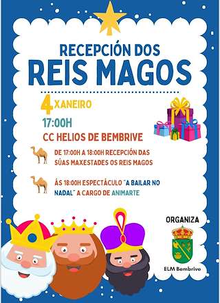Fechas, información, programa, cartel, imágenes, mapa y ubicación de Recepción de Reyes de Bembrive (2026)  en  Vigo
