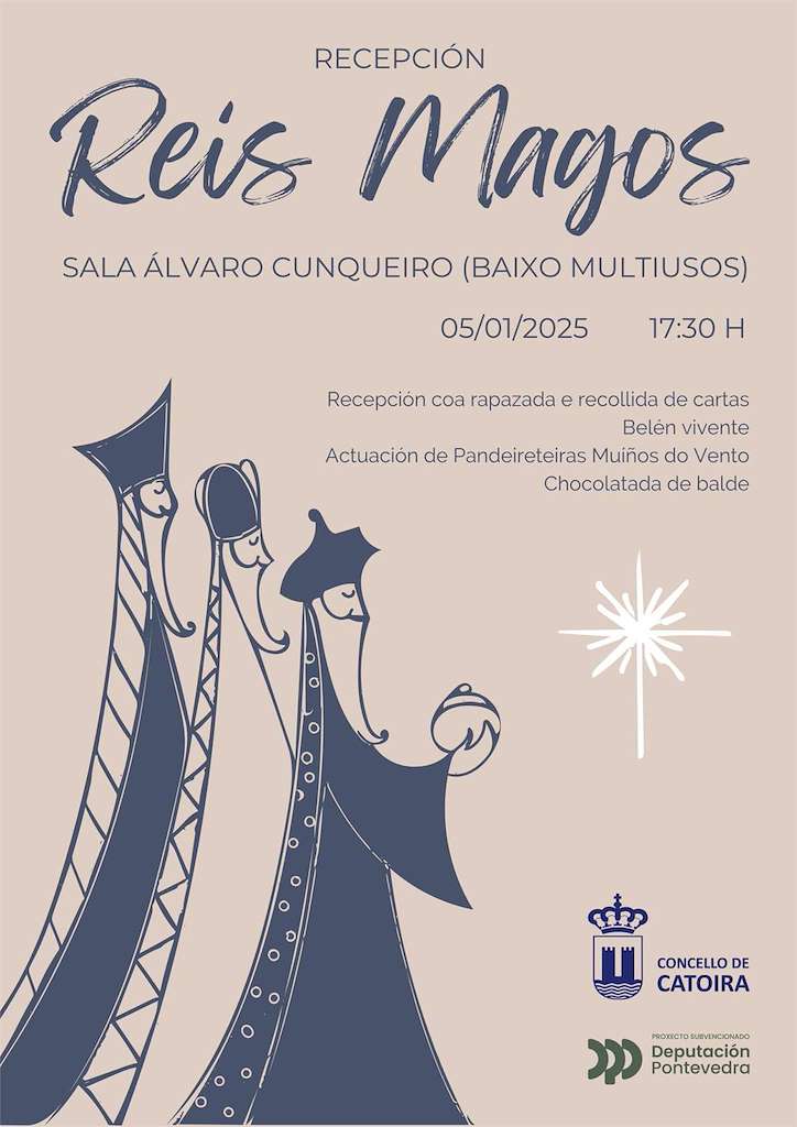 Recepción dos Reis en Catoira
