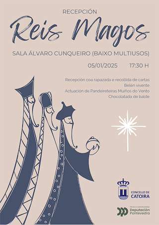 Fechas, información, programa, cartel, imágenes, mapa y ubicación de Recepción dos Reis  en  Catoira