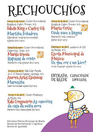 Fechas, información, programa, cartel, imágenes, mapa y ubicación de Rechouchíos  en  Moaña