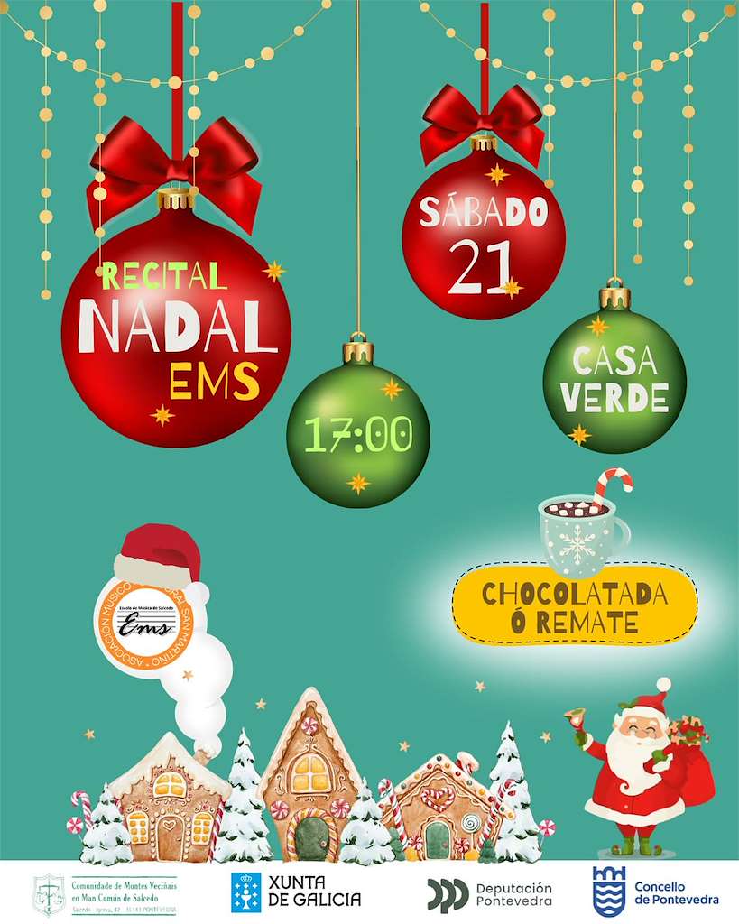 Recital de Nadal da EMS  en Salceda de Caselas