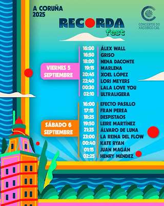 Recorda Fest (2026) en A Coruña