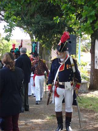 Recreación Batalla Casal do Eirigo en Valga