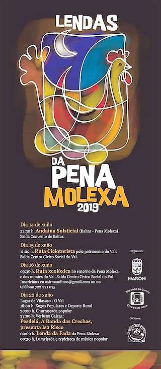 Recreación das Lendas da Pena Molexa en Narón