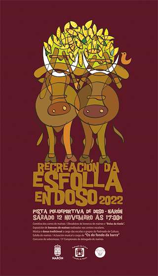 Recreación Tradicional da Esfolla de Doso en Narón