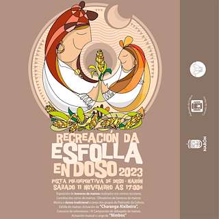 Recreación Tradicional da Esfolla de Doso en Narón