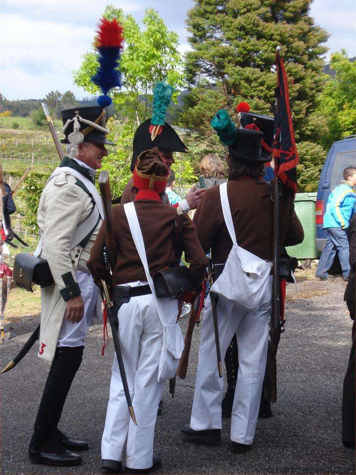 Recreación Batalla Casal do Eirigo en Valga