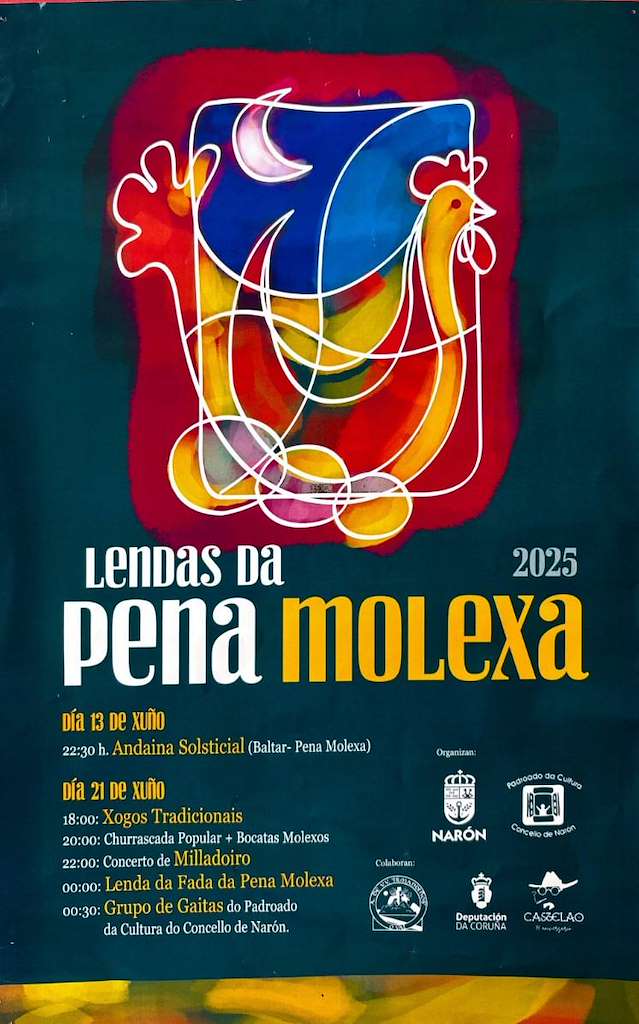 Recreación das Lendas da Pena Molexa (2025) en Narón