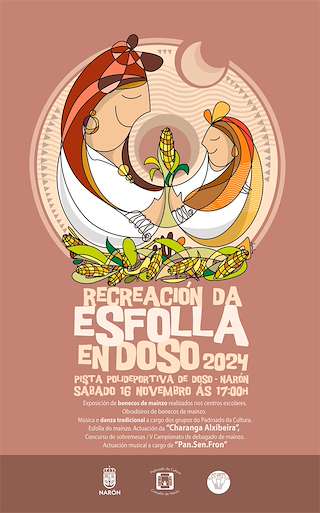 Fechas, información, programa, cartel, imágenes, mapa y ubicación de Recreación Tradicional da Esfolla de Doso  en  Narón