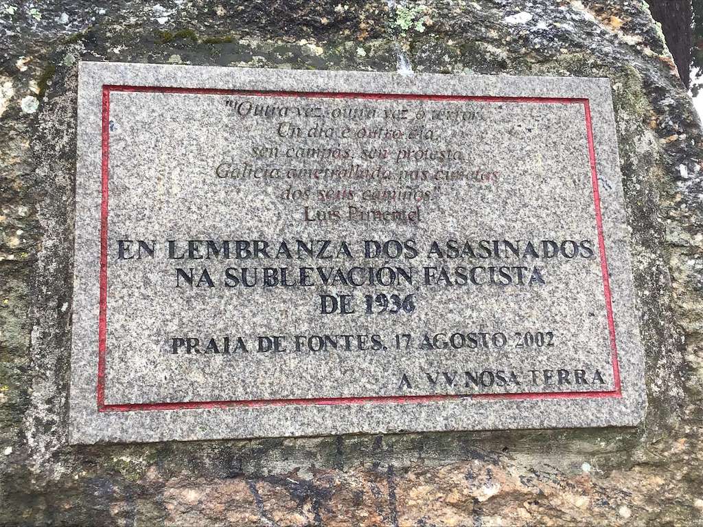 Recuerdo a los Asesinados en la Sublevación Franquista en Vigo