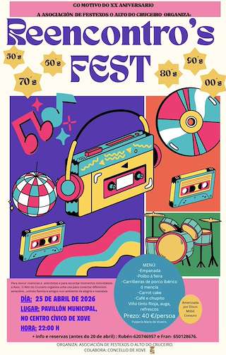 Fechas, información, programa, cartel, imágenes, mapa y ubicación de Reencontro´s Fest  (2026)  en  Xove