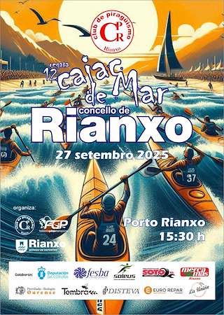 Fechas, información, programa, cartel, imágenes, mapa y ubicación de XII Regata Caiac de Mar   en  Rianxo