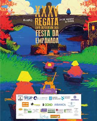 Fechas, información, programa, cartel, imágenes, mapa y ubicación de XXXV Regata Festa da Empanada  en  Allariz