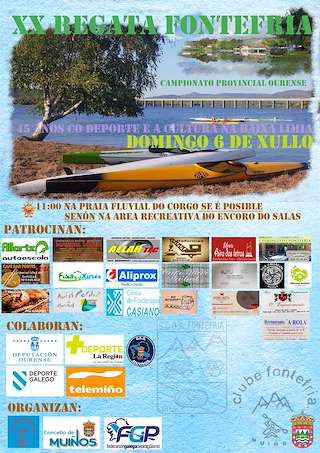 Fechas, información, programa, cartel, imágenes, mapa y ubicación de XX Regata Fontefría  en  Muíños