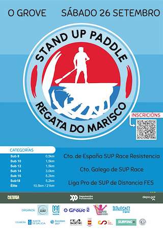 Fechas, información, programa, cartel, imágenes, mapa y ubicación de Regata Paddle Surf Festa do Marisco (2026) en O Grove