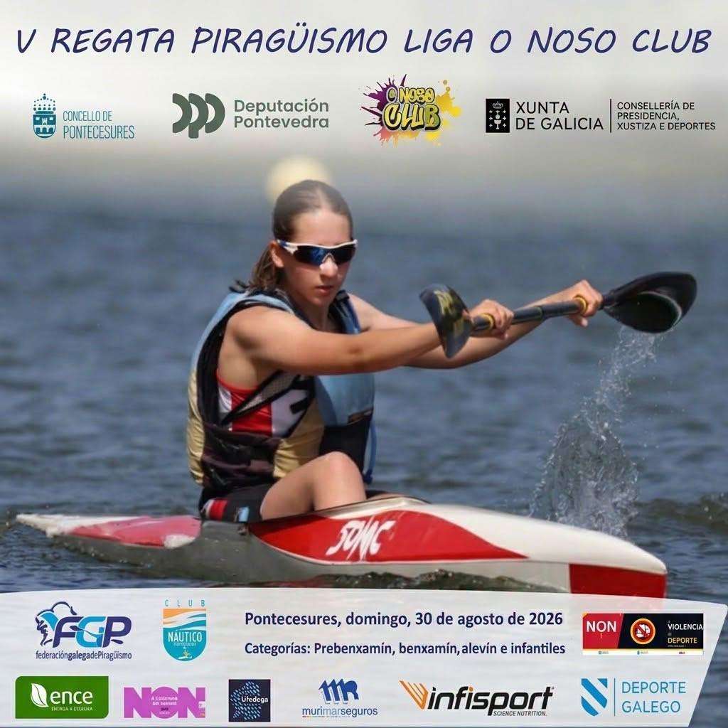 V Regata Piragüismo Liga O Noso Club  (2026) en Ponteceso