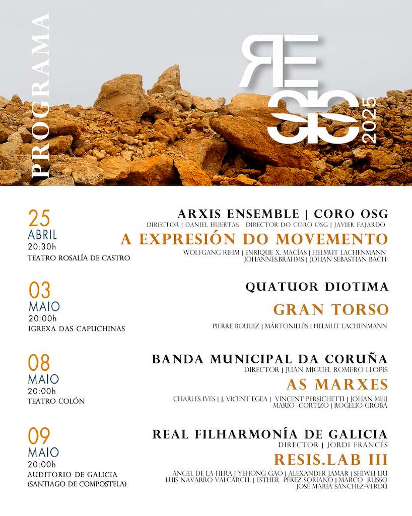 VIII Resis - Festival de Música Contemporánea y Artes Vivas (2025) en A Coruña